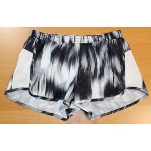 Womens Old Navy Active Shorts Built In Underwear XS Tie Dye Black White 207372